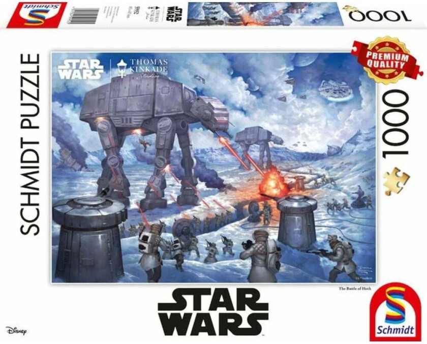 - Thomas Kinkade: Star Wars, The Battle of Hoth (1000 Pieces) (SCH9952)