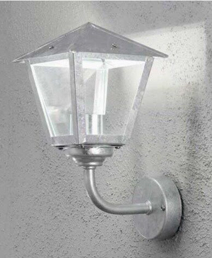 Benu vegglampe, opp 1x5W dimbar LED, galvanisert. 440-320