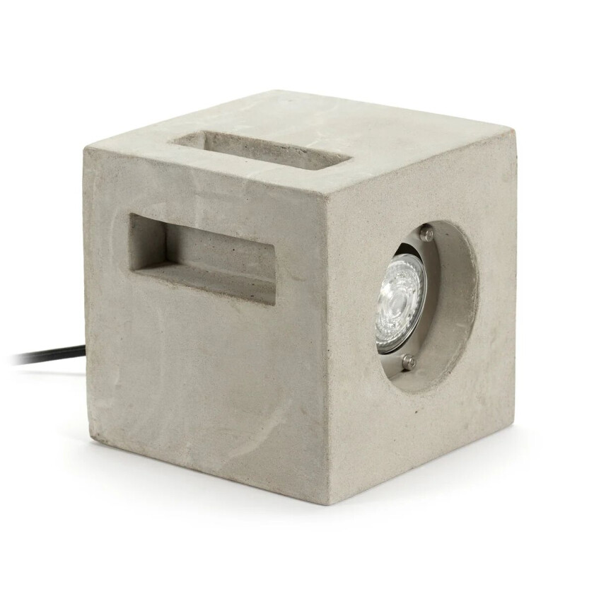 Cube gulvlampe 15 x 15 cm Cement