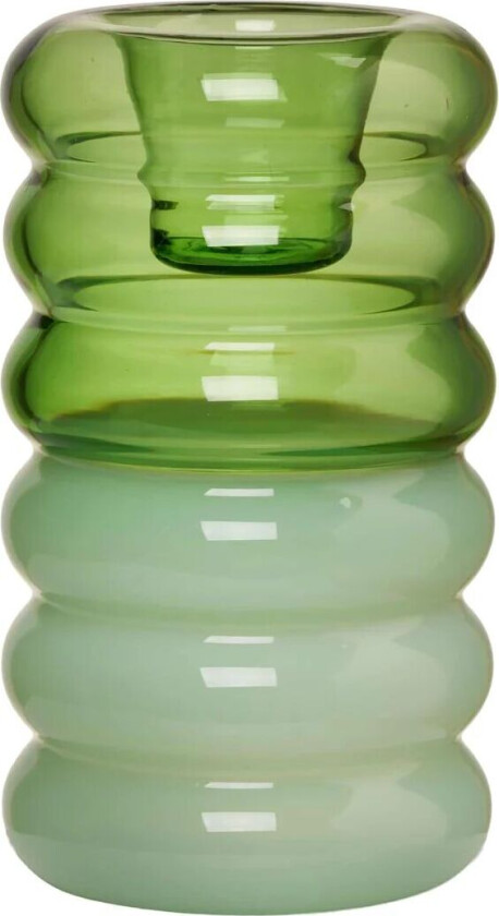 Hoop lysestake Ø 3,5 x 9 cm Green-milky green