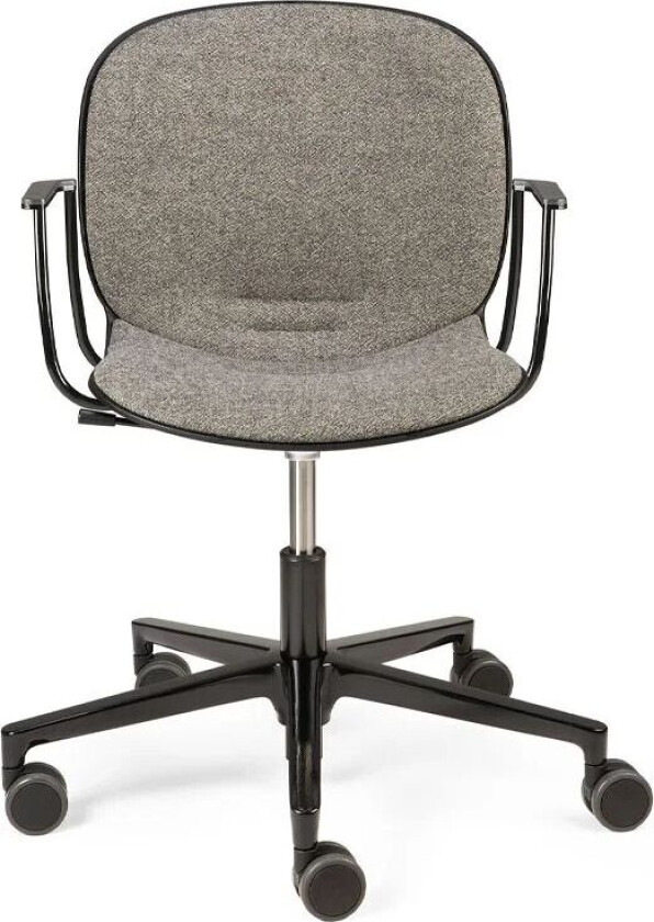RBM Noor kontorstol Grå med armelene 73 x 67 cm