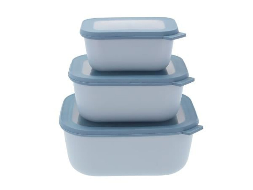 - Cirqula High Rect Bowl Set - Nordic Blue (14596)