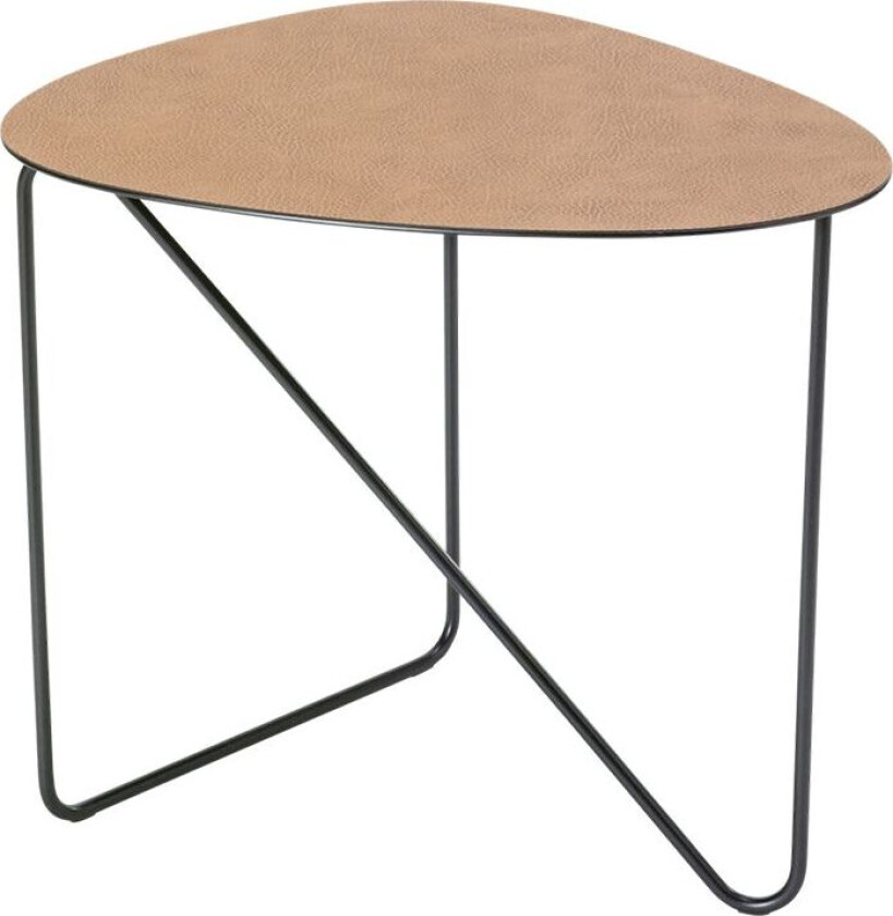 Lind DNA Curve sofabord skinn nature, hippo, L