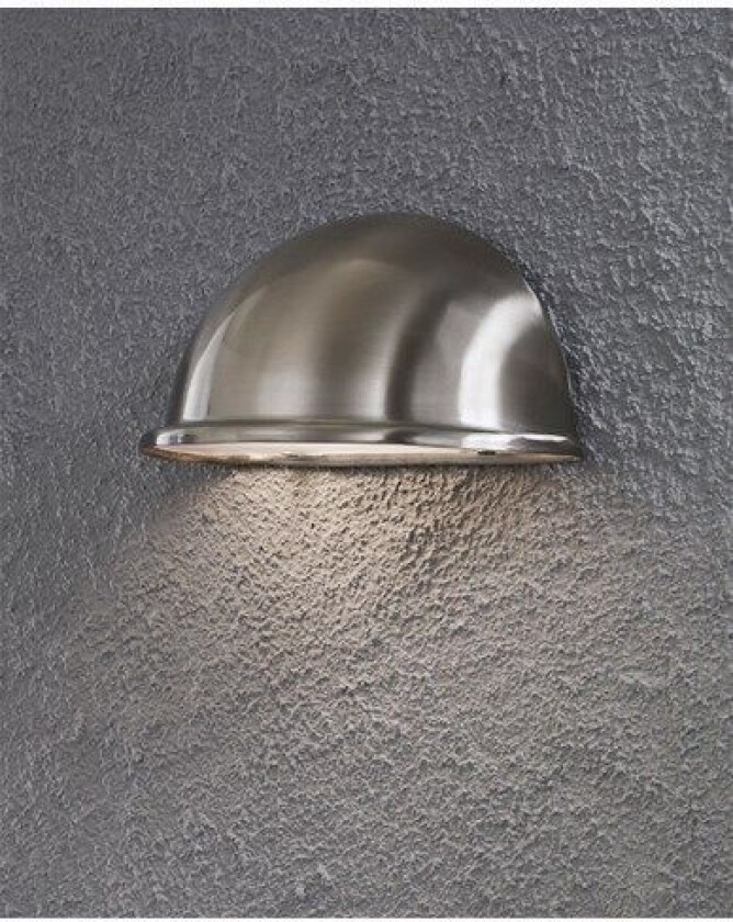 Torino halvmåneplafond liten E14 Rustfri. 7325-000