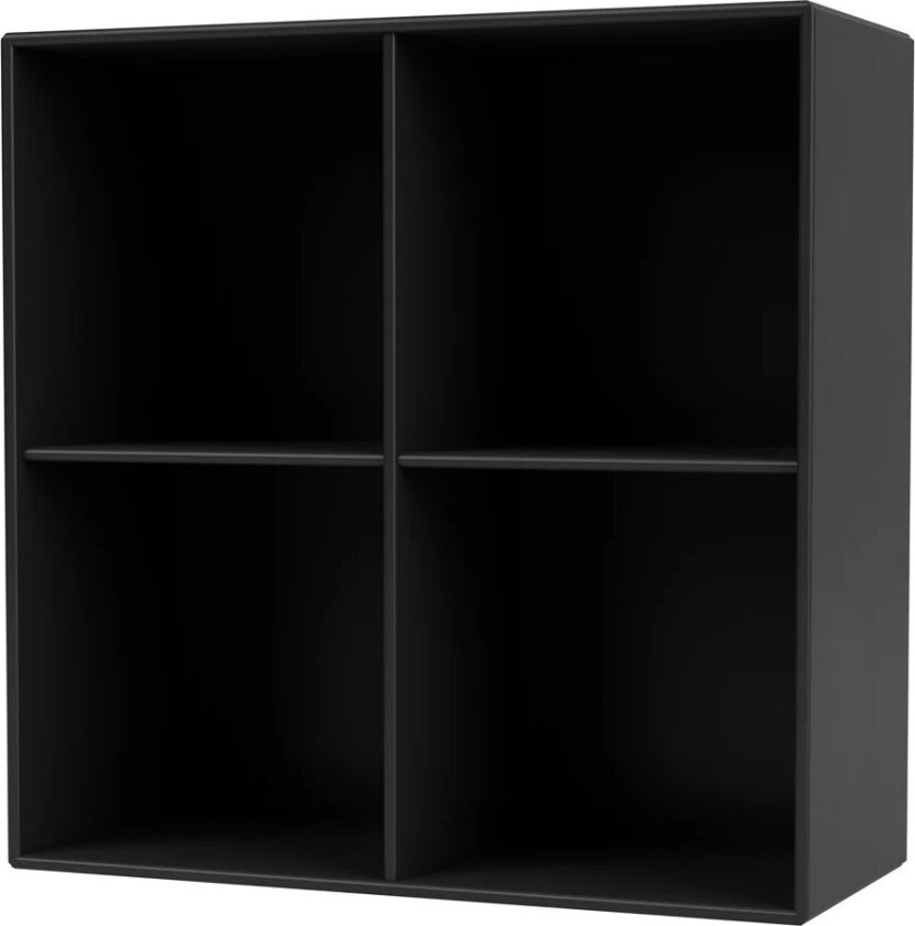 SHOW hylle 69,6x69,6 cm, opphengsskinne 05 Black