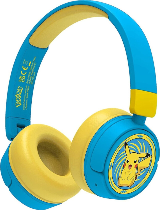 - Bluetooth Headset w/Perental Control - Pokemon Pikachu (PK0980)