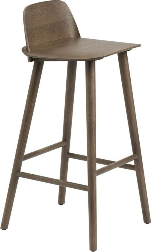 Nerd barstol 65 cm Stained dark brown