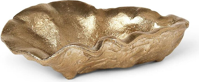 Oyster dekorasjonsskål 10,5 cm Messing