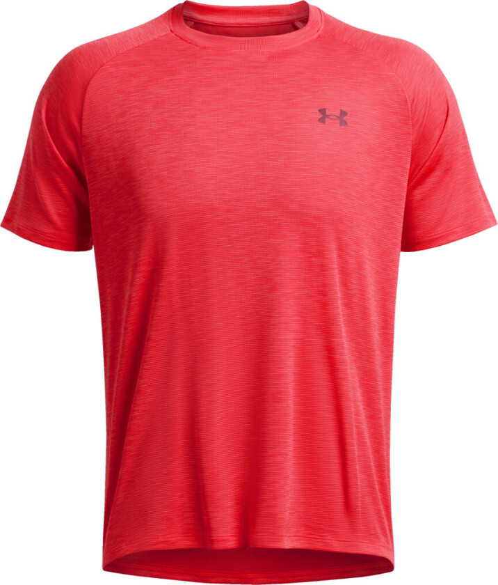 Men's UA Tech Textured Short Sleeve Racer Red