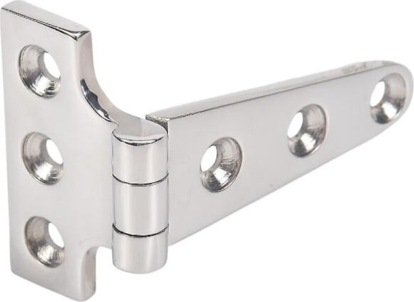 2 stk kraftige T-hengsler 316 rustfritt stål Marine Grade Cast H