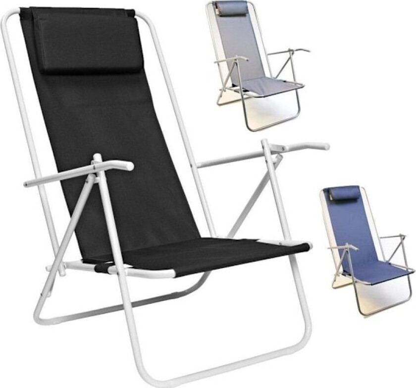 Strandstol / Solstol Rio med Nackkudde