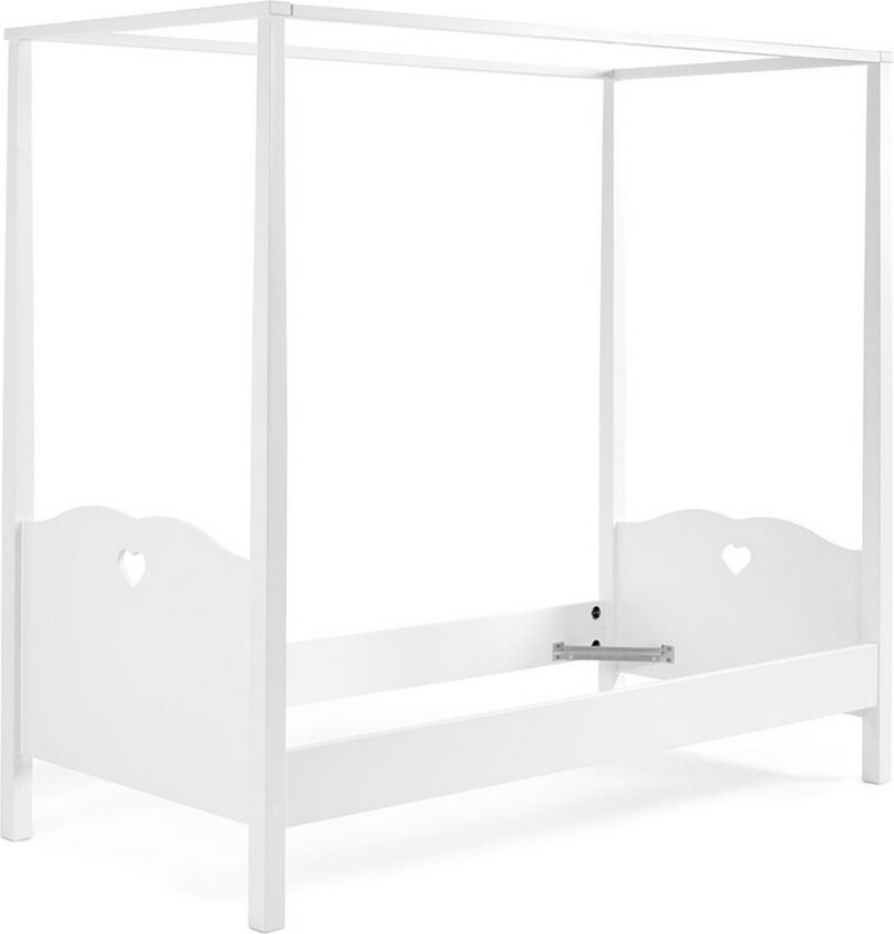 Seng med tekstilsett Amori Hvit