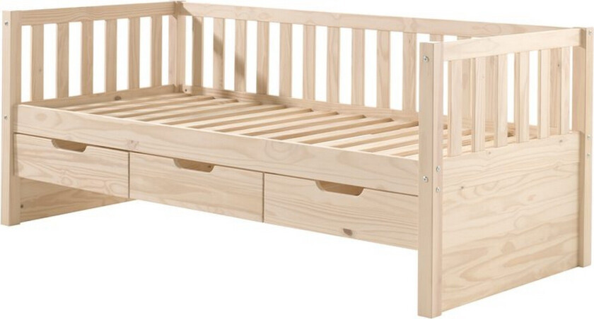 Kabin seng Fritz Naturlig, Med skuff - Naturlig, Med skuff