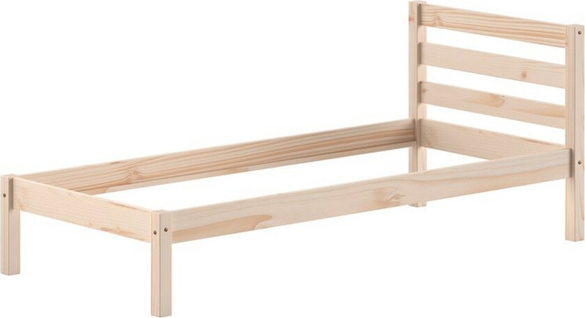 Seng med ribbebunn Pino Naturlig - Naturlig