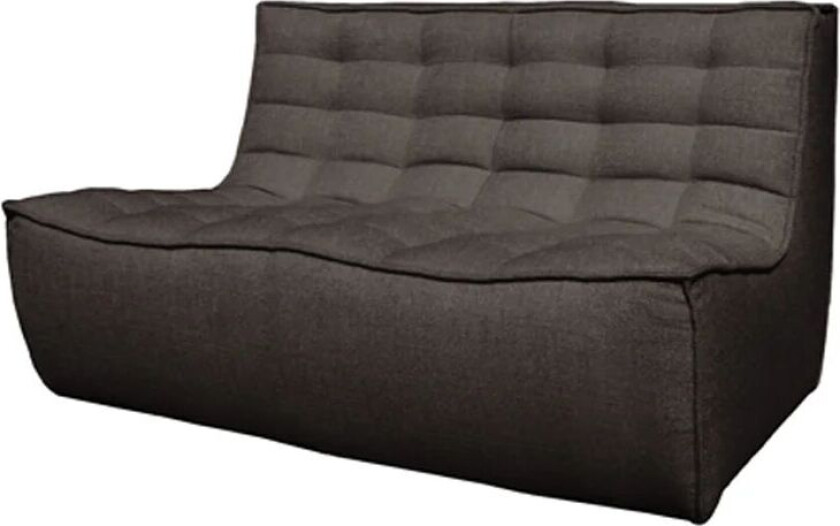 N701 sofa 2-seter Stoff dark grey