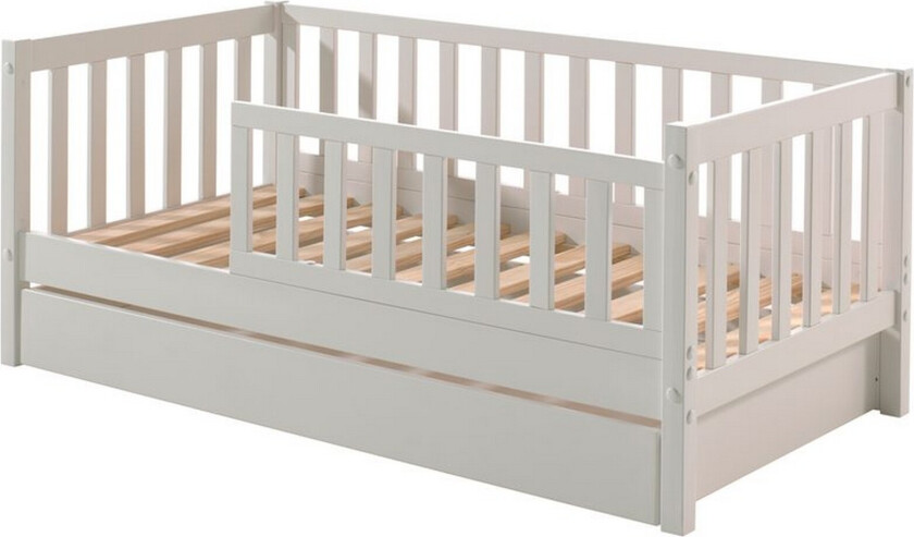 Juniorseng med skuff Småbarnsseng Hvit - Hvit