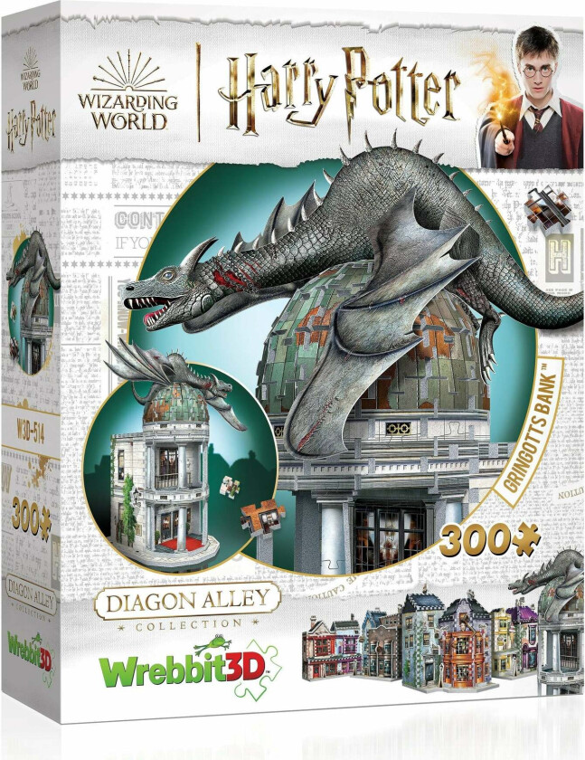 3D Puzzles - Harry Potter - Gringotts Bank (40970016)