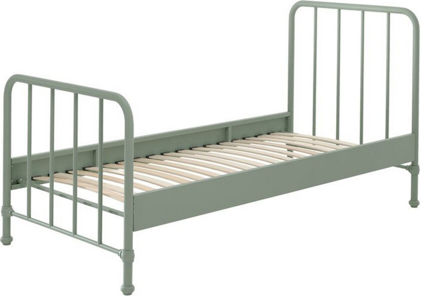 Seng Bronxx Olivengrønn, 90 x 200 cm - Olivengrønn, 90 x 200 cm