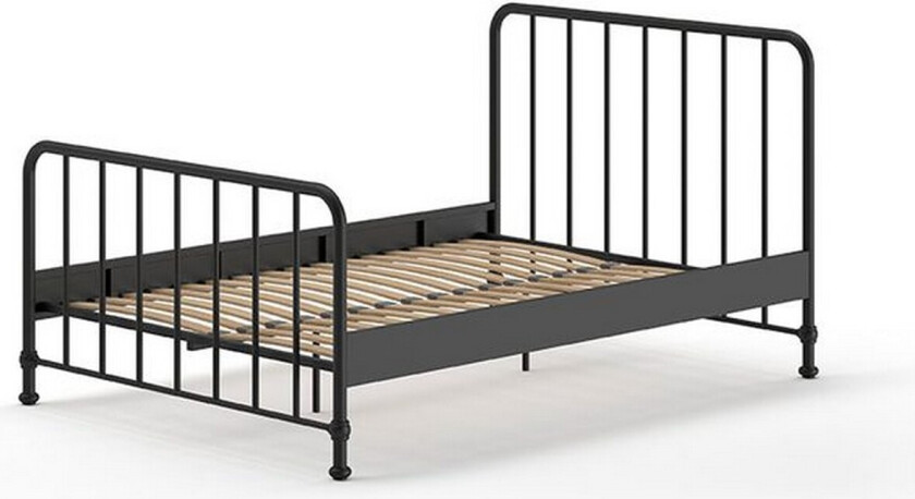 Seng Bronxx Svart, 140 x 200 cm - Svart, 140 x 200 cm