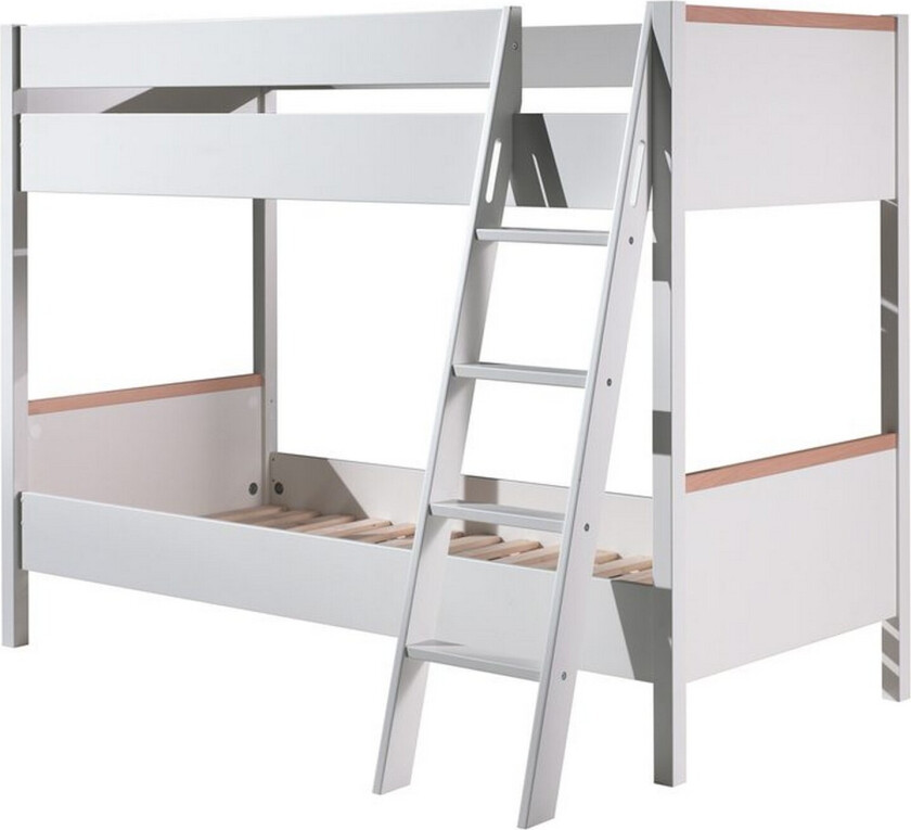 Køyeseng London Hvit - Hvit