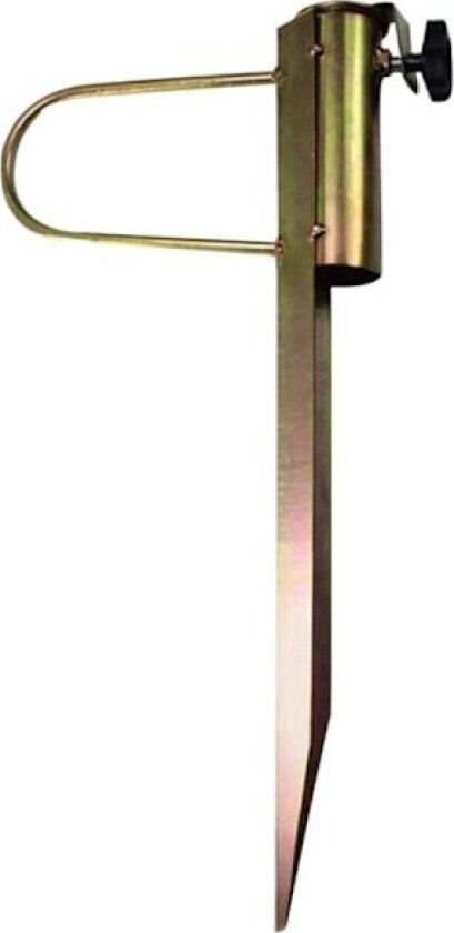 Parasollfot for strand, kraftig metallstativ, jordspyd, flaggstang, sand/gressholder, ankerfeste for terrasseparasoll, flaggstang, fiskestang