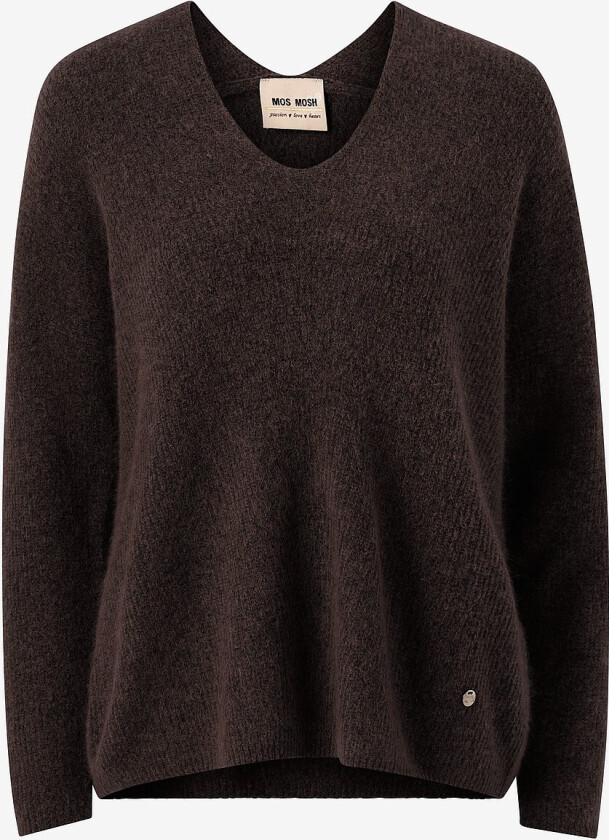 Genser mThora V-neck Knit - Brun