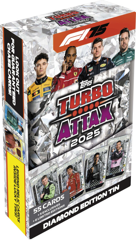 Formula 1 Samlekort Turbo Attax Mega Tin Diamond Edition - Kortspill & Memory