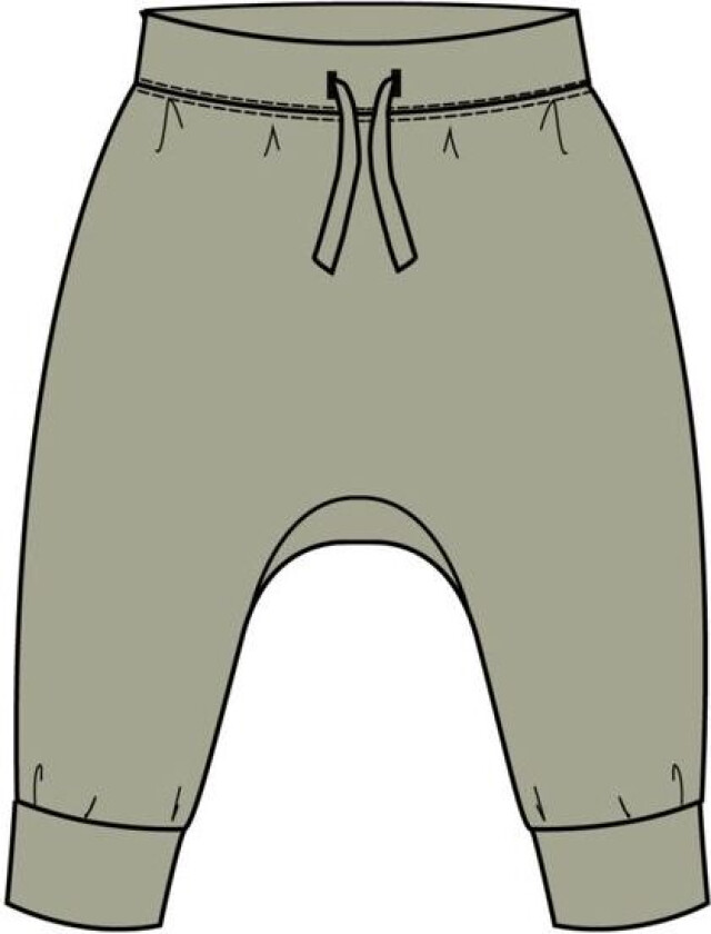 Bukse Ull og Bambus Gaby Forest Fog