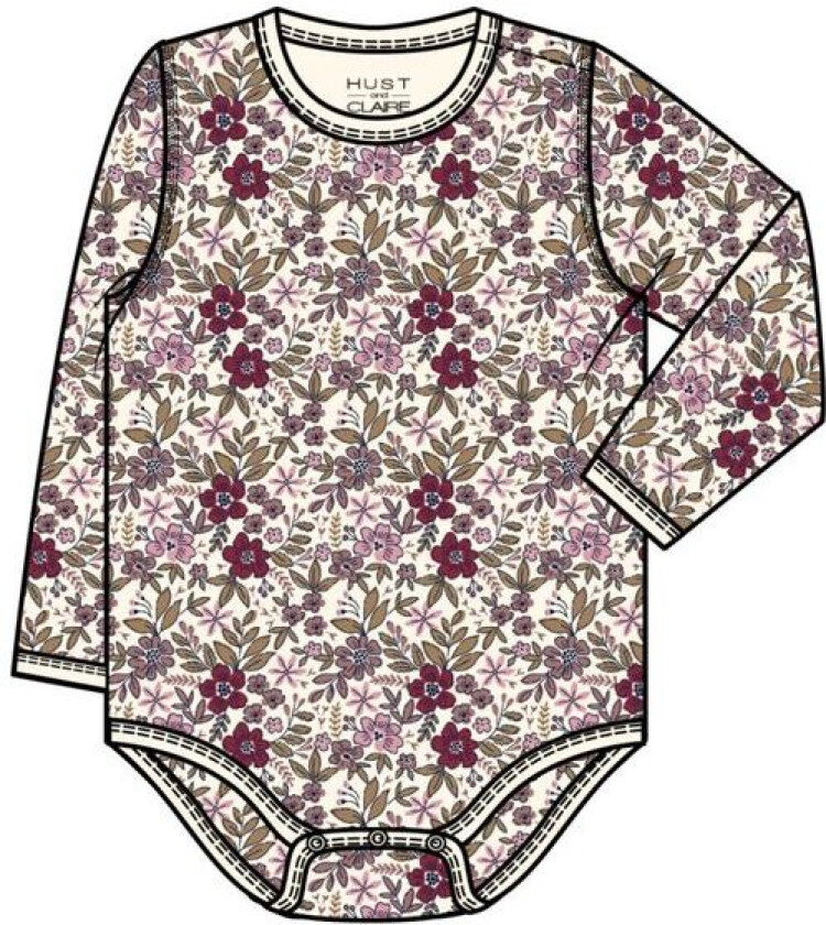 Hust And Claire - Body Ull/ Bambus Baloo Flor Off White