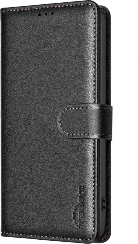 Samsung Galaxy S26+ (Plus) BINFEN Kunstskinn Flip Deksel med RFID Blokkering - Svart