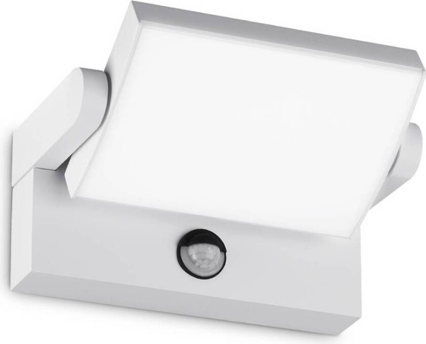 Ideal Lux utendørs LED-vegglampe Swipe Sensor, hvit, IP54