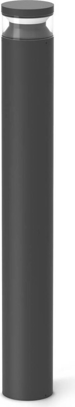 Ideal Lux LED-gatelampe Boeing, høyde 100 cm, svart, IP65