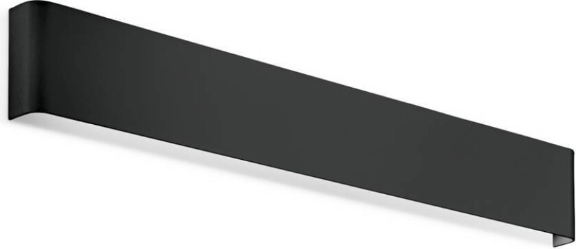 Ideal Lux LED-vegglampe Delta, svart, B 61 cm, opp/ned