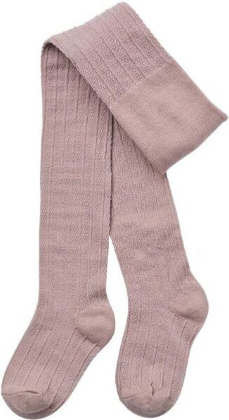 Wheat Lace Karla strømpebukse i ull, Dry Rose