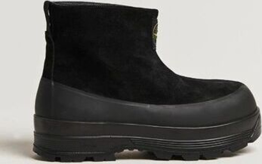 Stone Island Suede Boots Black