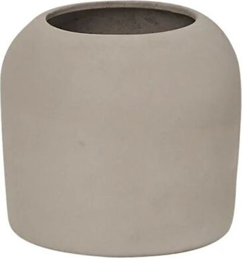 Dome vase grey engobe, XS