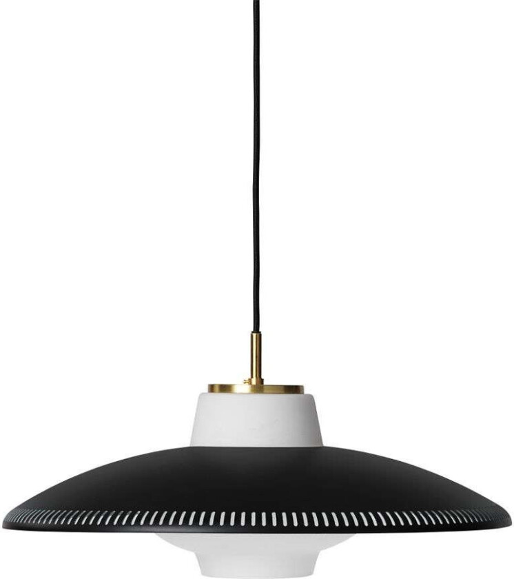 Opal Shade takpendel Black noir, sandblåst opal