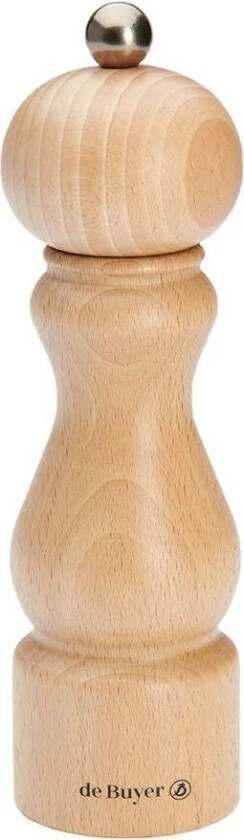De Buyer Rumba salt- og pepperkvern keramisk 18 cm Lysebrun