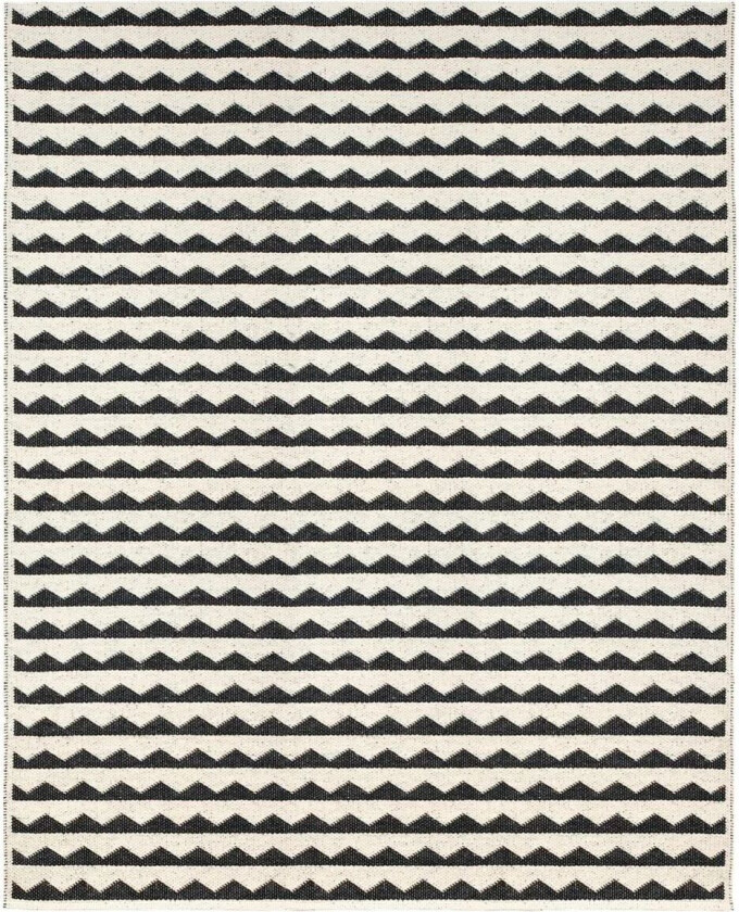 Gittan gulvteppe svart stort 150x200 cm