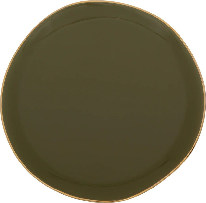 Good Morning tallerken 17 cm Fir green