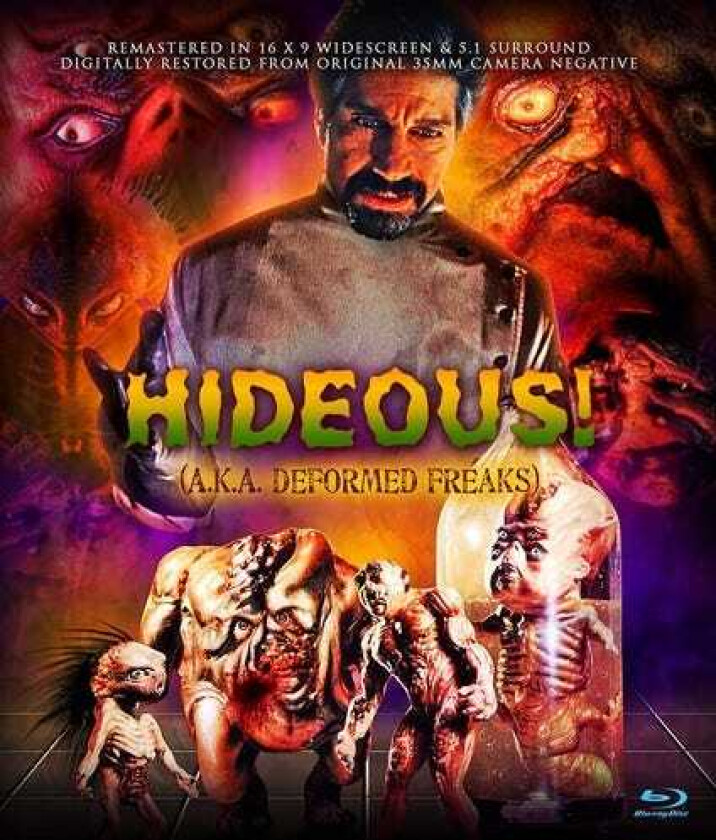 Hideous Aka Deformed Freaks Bluray
