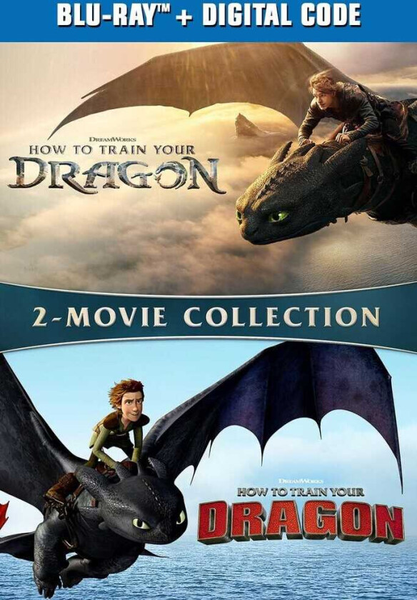 How To Train Your Dragon: 2Movie Collection Bluray