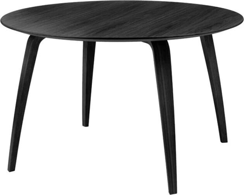 rundt spisebord Black stained ash