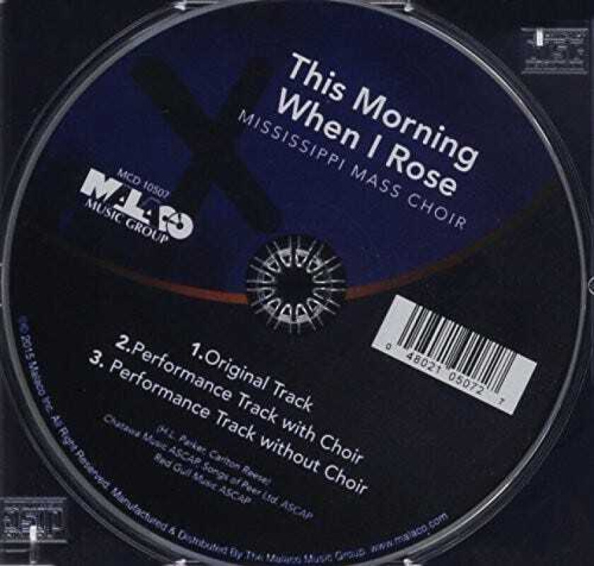 The Mississippi Mass Choir This Morning When I Rose CD