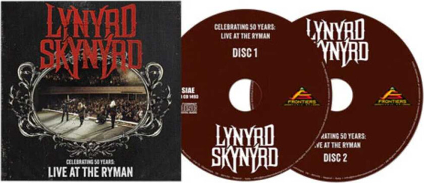 Lynyrd Skynyrd Celebrating 50 Years Live At The Ryman CD