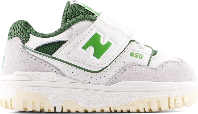 550 Kids Bungee Lace With Hook & Loop Top Strap Sneakers Sea Salt 25 EU 25 EU mann