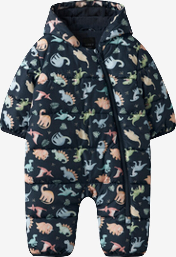 Vinter-overall nbmMay Suit Aop1 - Blå