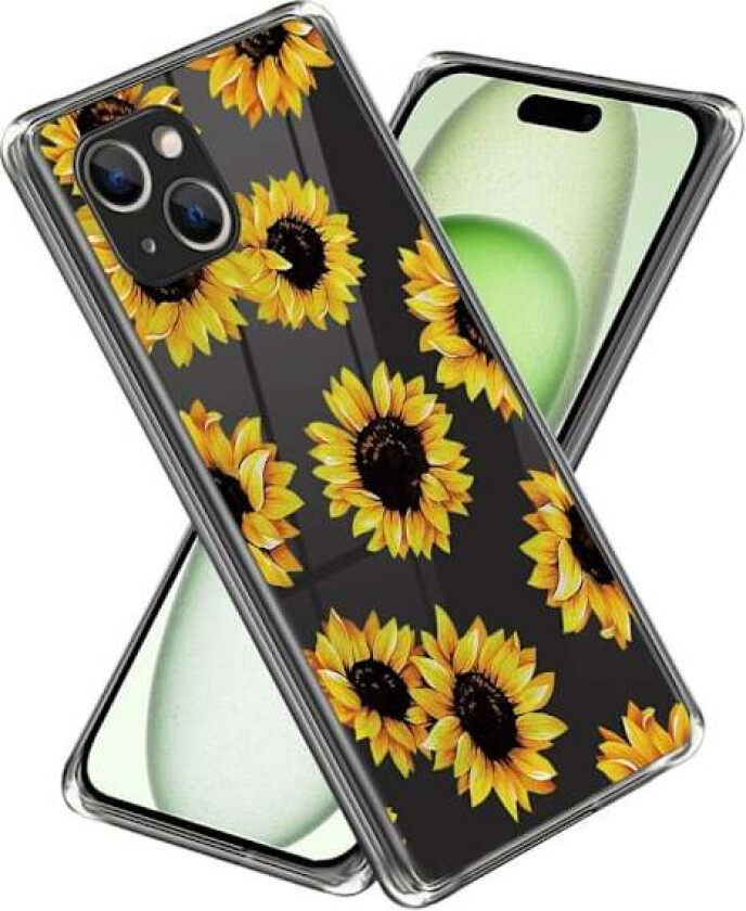 Deco iPhone 15 deksel - Solsikker