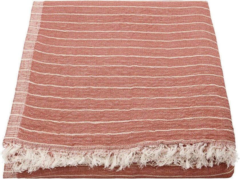 Alice Stripe pledd 140 x 200 cm Dusty Berry