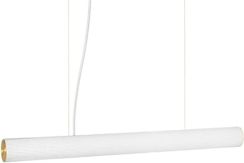 Vuelta pendel 100 cm Hvit-messing